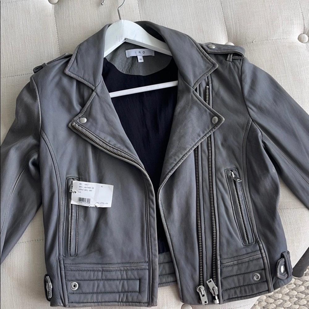 Iro Authentic Leather Jacket SIZE 40